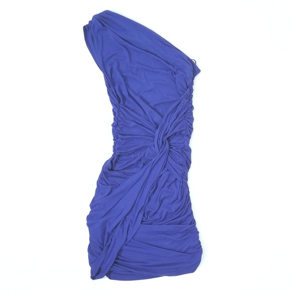 bebe Dresses & Skirts - Bebe bodycon one shoulder royal blue dress C8